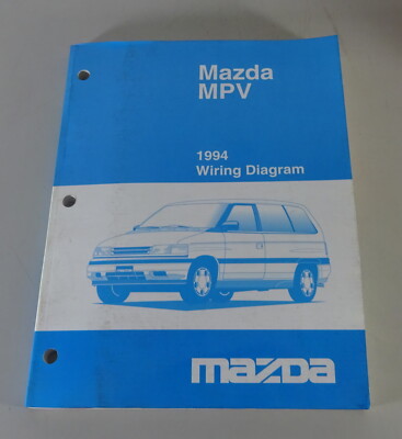 Workshop Manual Mazda MPV Elektrik / Wiring Diagram from 07/1993