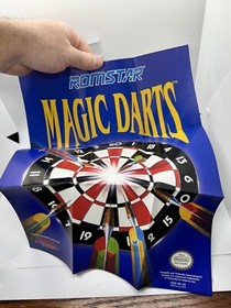 Magic Darts Complete Nintendo NES CIB W Poster & Reg Card Near Mint!