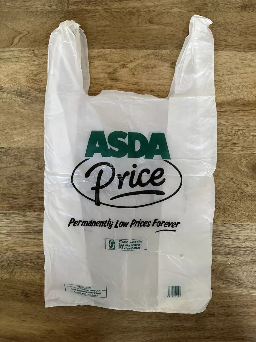 Asda store shopping bags