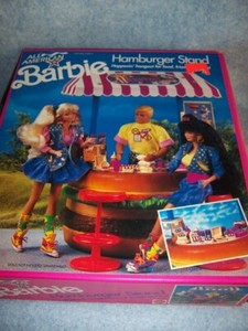 barbie hamburger stand
