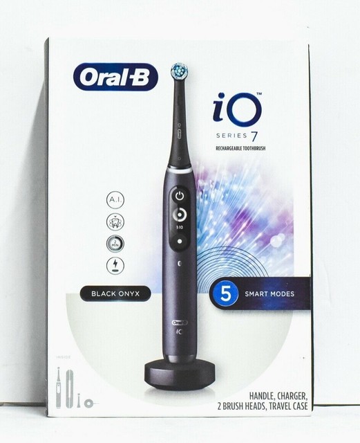 oral b io ™ series 7 electric toothbrush in onyx black