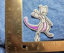 Pokemon Mewtwo Embroidered Iron / Sew On Patch