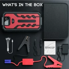 4000A Car Jump Starter, 4000A Peak 39800mAH Battery