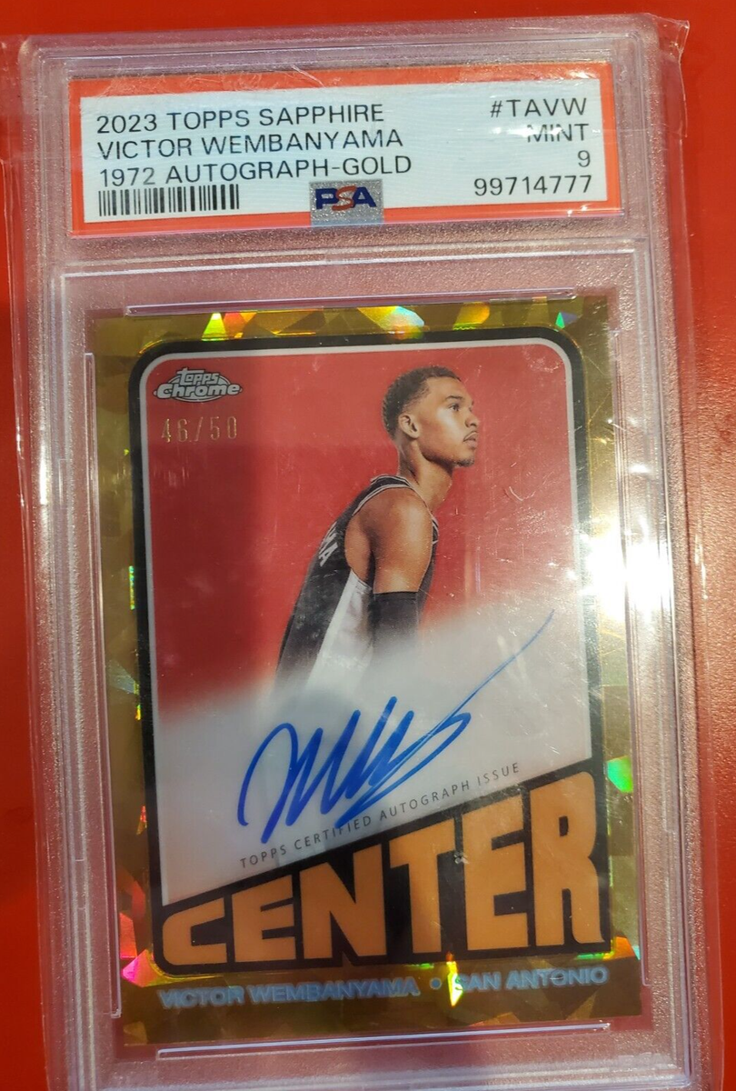 2023-24 Topps Chrome - 1972 Topps Autographs Victor Wembanyama #TA