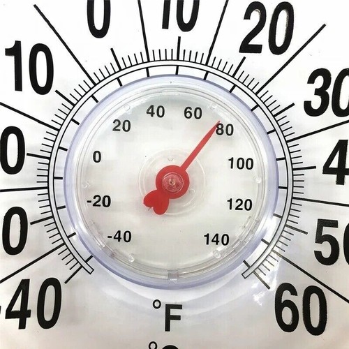 Large Outdoor Indoor Thermometer Easy Read Bold Analog Display Weather Resistant - Bild 4 von 12