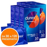 Durex Settebello Xl Preservativi Easy-On Profilattici Extra Large Lubrificati