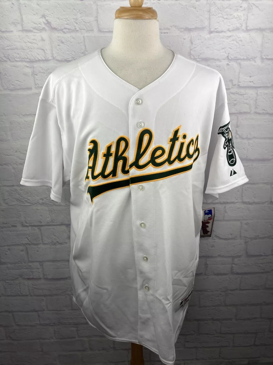 NWT Oakland A’s Athletics Authentic On-FIeld - Home Jersey MAJESTIC Club  Issued