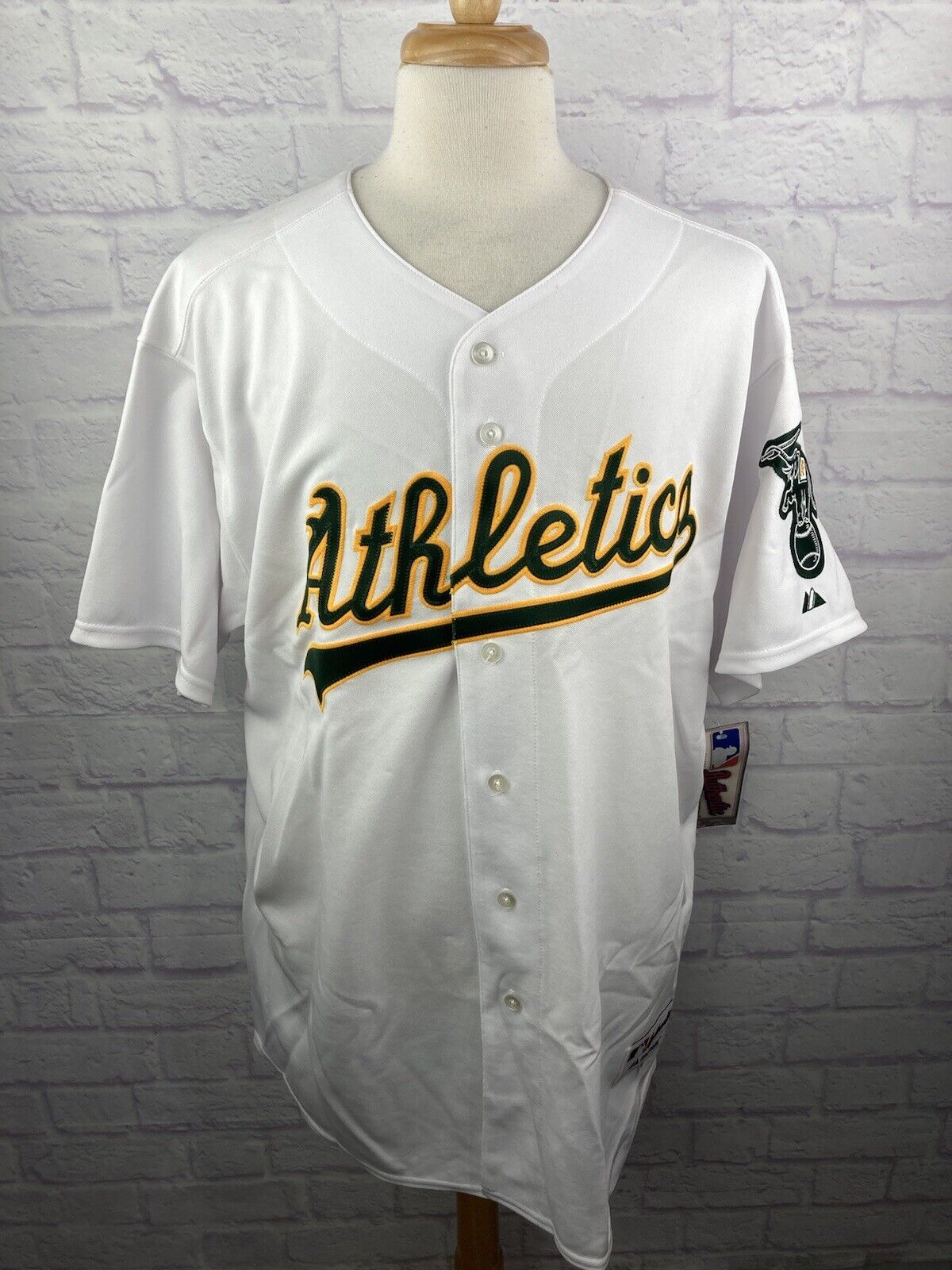 RICH HARDEN OAKLAND ATHLETICS VINTAGE 2000'S TEAM ISSUED SIGNED AUTHEN -  Bucks County Baseball Co.