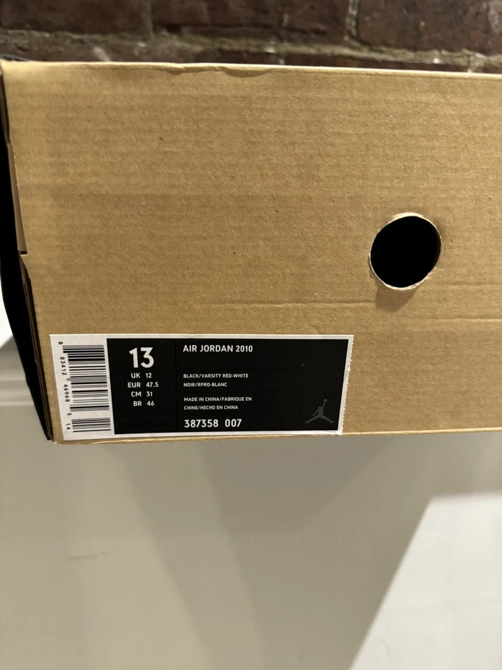 Nike Air Jordan 2010 Dwyane Wade PE 387358-007 XX5 talla 13 con caja DS Foto 2 de 4