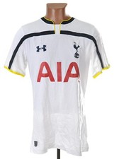 TOTTENHAM HOTSPUR 2014/2015 HOME FOOTBALL SHIRT UNDER ARMOUR SIZE M ADULT