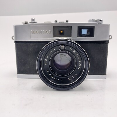 Konica Auto S2 Camera with Hexanon F1.8 f/45mm Lens w/Orig. Case