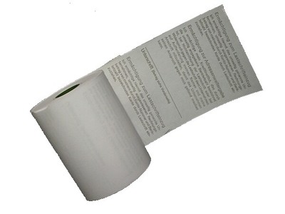 50 EC Cash Thermorollen mit Lastschriftentext Kassenrollen Bixolon SMP 6200 6210