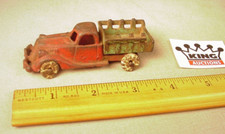 Vintage Antique Cast Iron Toy Truck 3.5" original paint, AS IS
