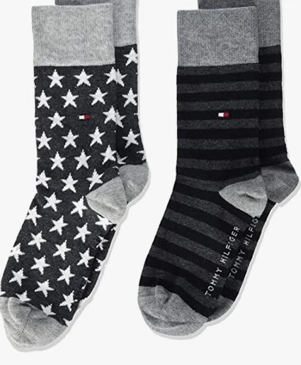 Tommy Hilfiger Gr 35-38 Unisex Kinder Socken (2er Pack)