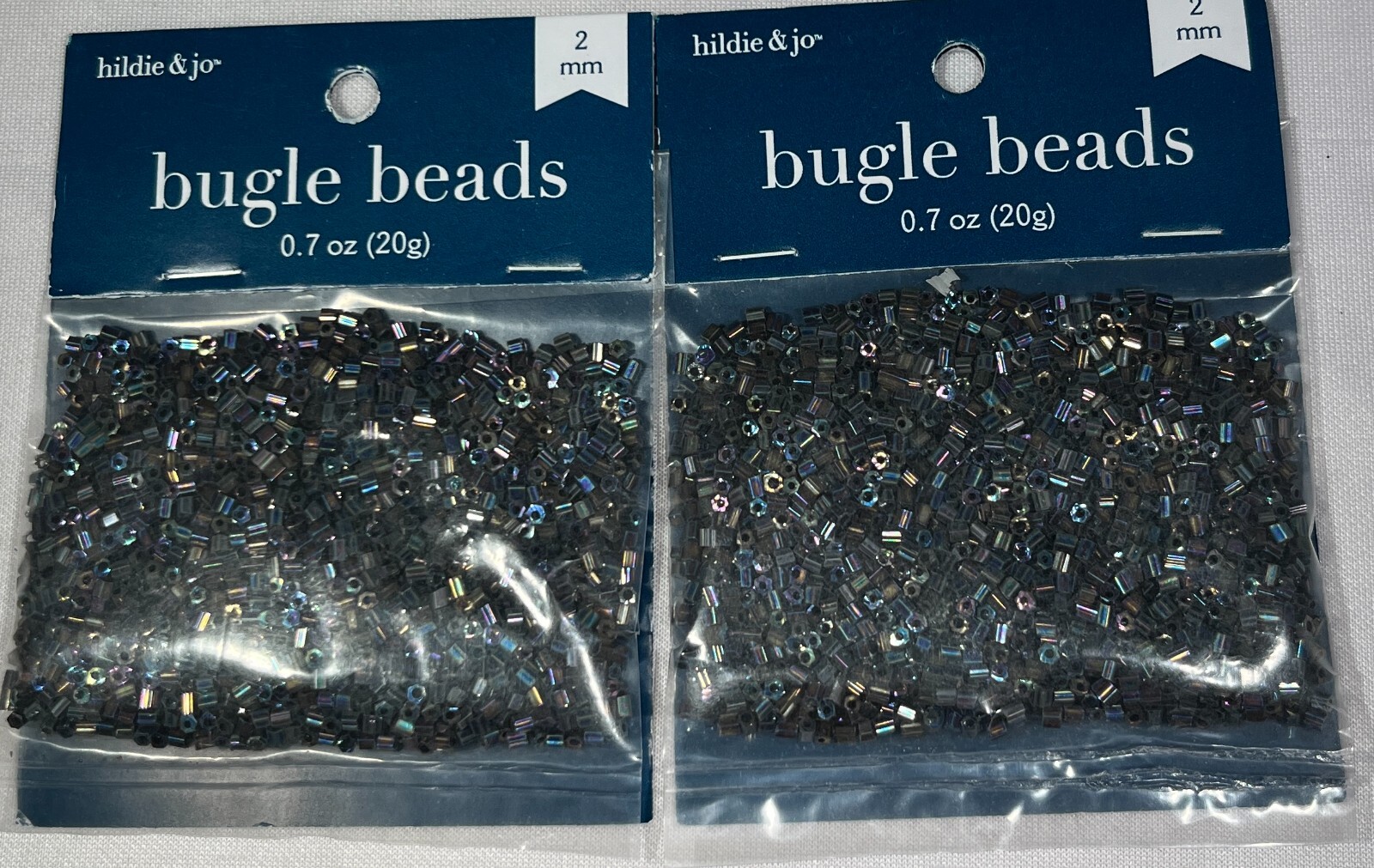 (2 PACK) Hildie & Jo Bugle Beads 2mm, 0.7 oz.