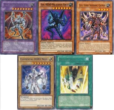 Yugioh Evil Jaden Deck - Dark Fusion - Dark Gaia - Elemental Hero Neos Malicious