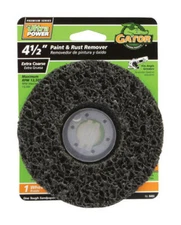 Gator 4.5 in. Silicon Carbide Center Mount Paint and Rust Remover Disc 60 Grit