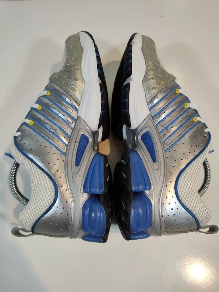 Adidas Adiprene Running Shoes Women's 9.5 White Silver Blue CLU600001 901190 - Image 4 of 4