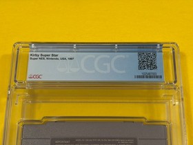 Kirby Super Star (CGC 8.0, Authentic) Nintendo SNES Super NES not WATA PSA VGA