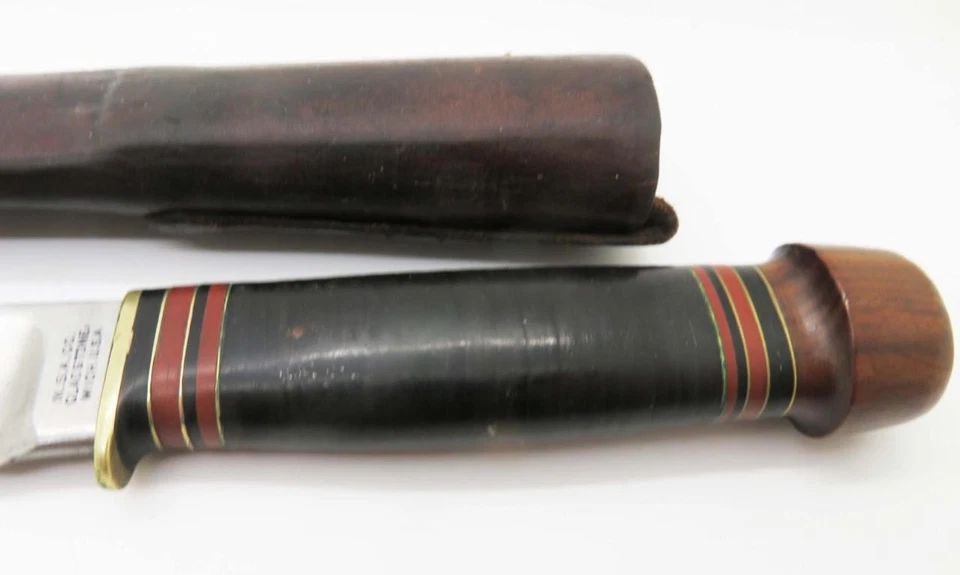 Y1) FACA MSA MÁRMORES IDEAL LIGNUM VITAE MADEIRA ALÇA BOA - Imagem 3 de 4