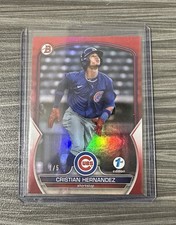 2023 Bowman Prospect Cristian Hernandez Red 1/5 Refractor Chrome