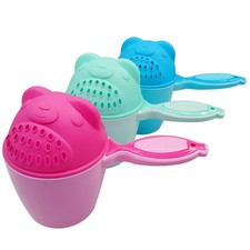 1PC Baby Cartoon Bear Bathing Cup Newborn Kid Shower Shampoo Bailer Water