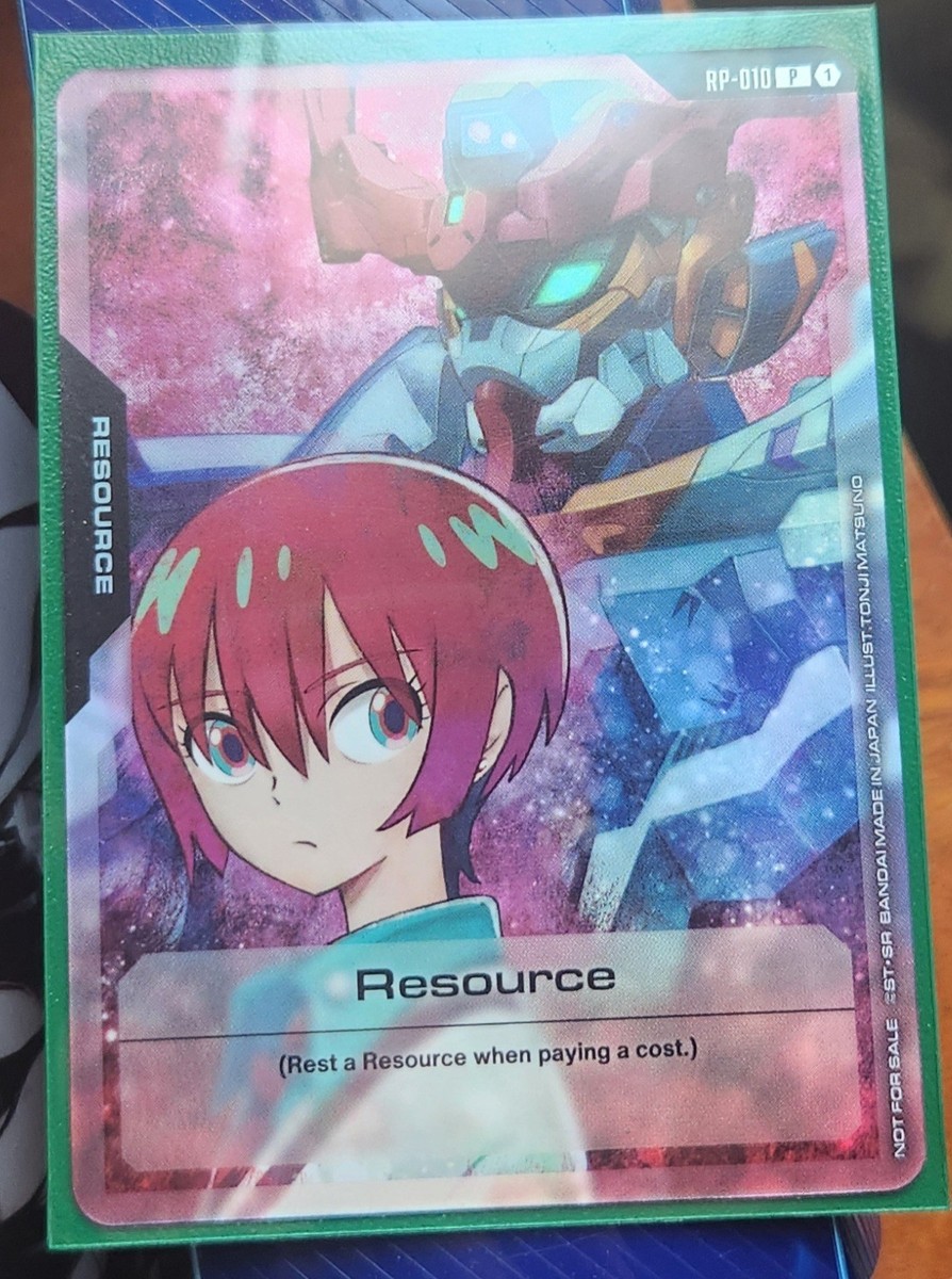 NM] Resource Machu &amp; G Gundam Card Game Japanese RP-010 Promo Set
