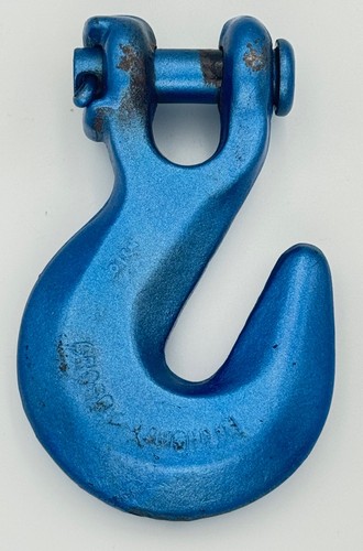 Crosby Laughlin 3/8” Clevis Grab Hook Heavy Duty Chain Hook Blue 4.5”