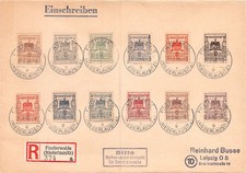 865280) Finsterwalde Satzbrief Nr.1-12 Wiederaufbau 