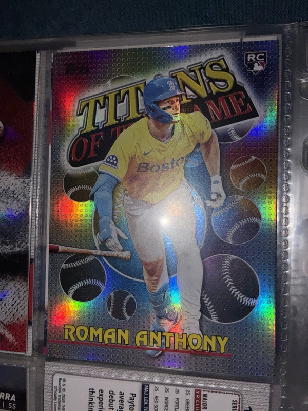 Topps 2026 Topps Series 1 Roman Anthony #TOG-9 Red Sox Titans of Game RC