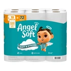 Toilet Paper, 18 Mega Rolls = 72 Regular Rolls, Soft and Strong Toilet Tissue