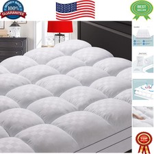 Queen Mattress Topper - Extra Thick Cooling Pad for Back Pain Relief, 8-2" Po...