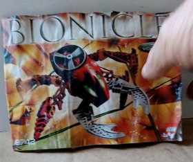 LEGO Bionicle Visorak Vohtarak Set 8742 With Poor Booklet Instructions open box