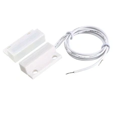 MC-38 Surface Mount Wired NC Door Sensor Alarm Magnetic Reed Switch White New