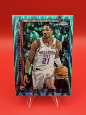 Aaron Wiggins 2025-26 Topps Chrome RayWave Aqua Refractor Base /199 #196