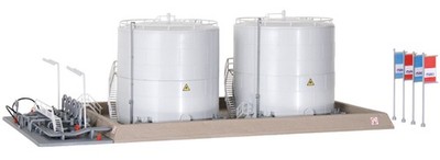 Kibri 39832 1/87 MIRO Fuel Refinery Storage Tanks Model Kit