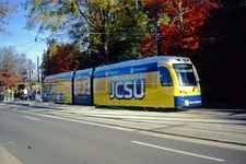 CATS City Lynx Gold Line LRV 406-A on Hawthorne & 8th SOriginal Ektachrome Slide
