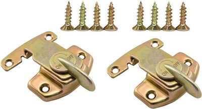 SDTC Tech 2 Pack Dining Table Locks Metal Spring Leaf Buckle Yellow 