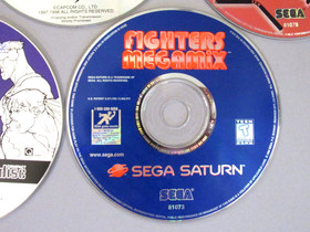 Lot of 5 SEGA SATURN Game Discs - Last Bronx, Fighters, Vampire, Night Warriors