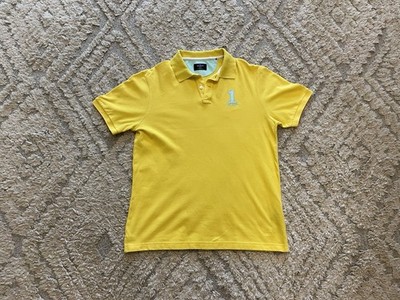 Men's Hackett London Heritage No. Designer Polo Shirt Large Slim Fit