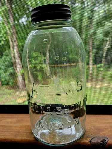 Vintage Atlas Strong Shoulder Mason Jar