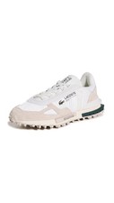 Tenis Pop Lacoste Elite Active para Hombres Color Textil | Blanco/Verde Oscuro |