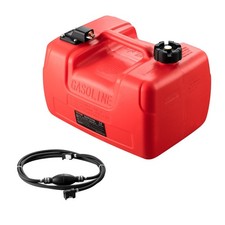 Boat Fuel Tank, 3.17-Gallon/12-L Marine Outboard Transfer Tank, Transfer Tank wi