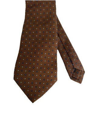 E. MARINELLA SILK SILK TIE NECKTIE TIE MADE IN ITALY VINTAGE SELF TIPPED - Bild 1 von 4