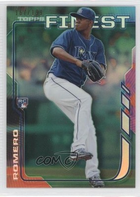2014 Topps Finest Green Refractor 167/199 Enny Romero #34 Rookie RC 0b2