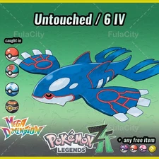 Kyogre Pokemon Legends ZA ⚫ Untouched / 6 IV 🟢 @ Holding Any Item