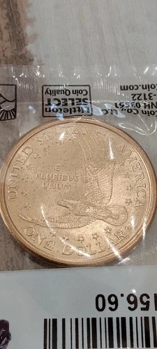 2003 D Sacagawea ~uncirculated sealed Eagle in Flight $1 Golden One Dollar Coin
