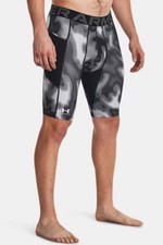 Under Armour UA Heat Gear Printed Long Shorts 10  Compression Med 1380919-001