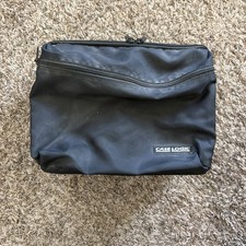 Vintage CASE LOGIC 24 CD Compact Disc Case Carry Bag w/ Zipper / Strap Black