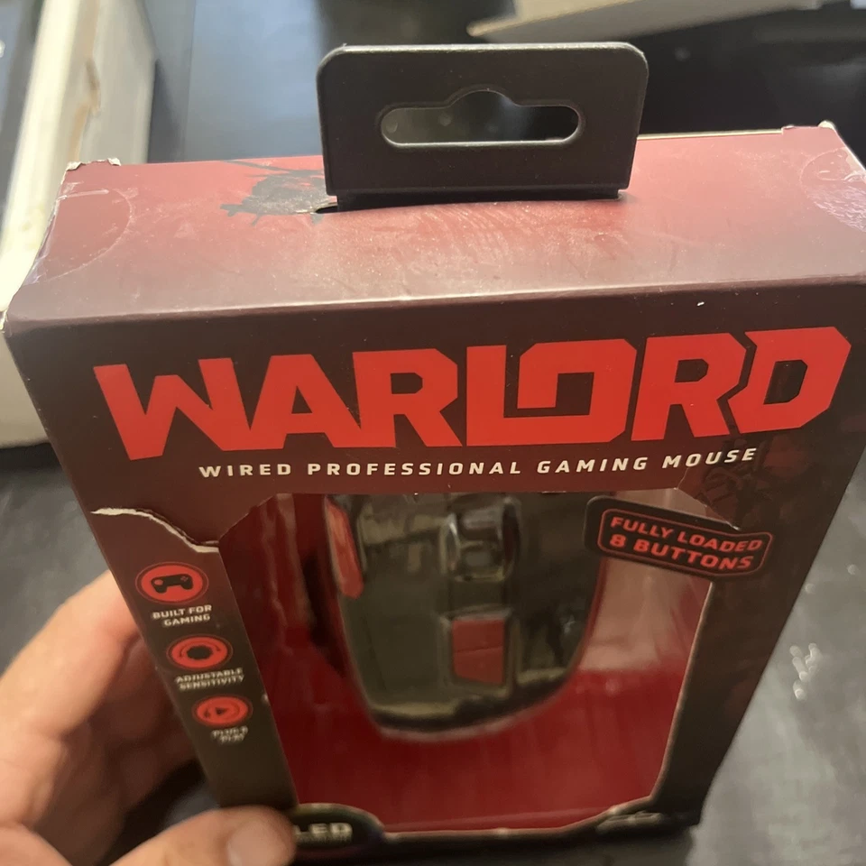 Warlord Wired Professional Gaming Mouse by PBX ~ NEW - Image 2 of 4